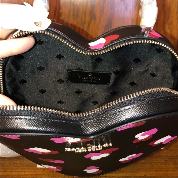 NWT-Kate Spade-SET-Love Shack-Flutter Hearts Crossbody & Heart Coin Purse-$428 - Picture 6 of 15
